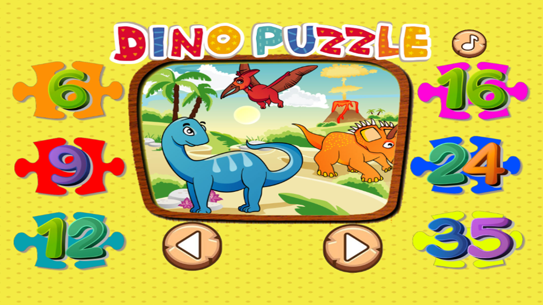 Dino Puzzle Game For Kid Free Jigsaw For Preschool