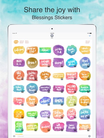 Blessings Stickersのおすすめ画像1