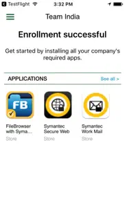 symantec work hub iphone screenshot 4