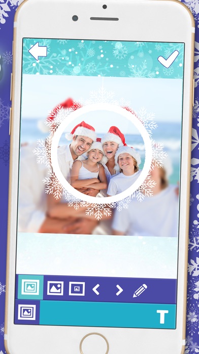 Screenshot #2 pour Noël Effet Pip - image dans l'image editeur
