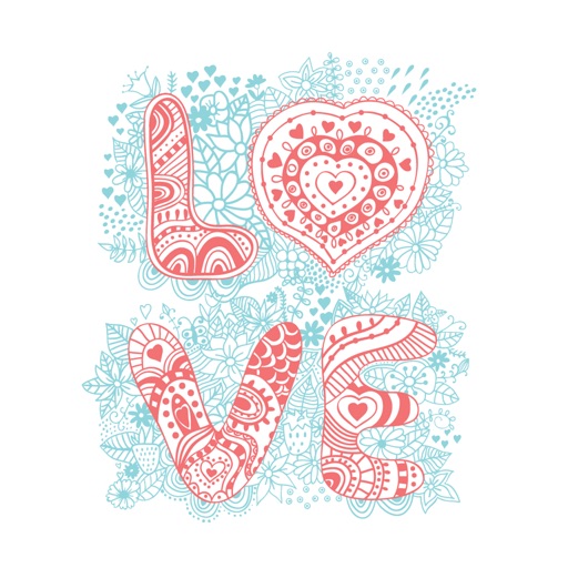 LOVe & HEARTs Stickers for iMessage icon