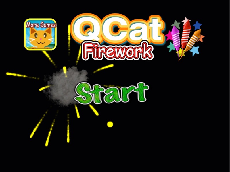 QCat - criança jogo de toque de fogos de artifício (grátis) screenshot 6