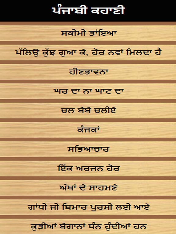 Screenshot #4 pour punjabi stories