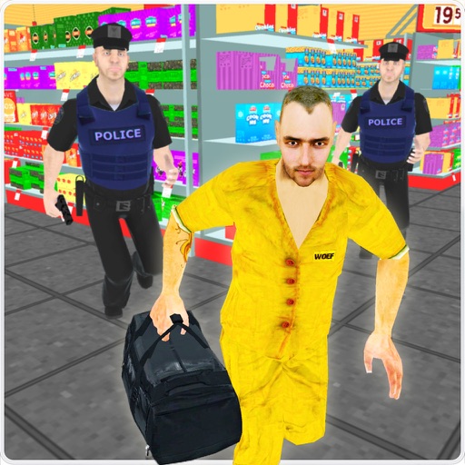 Gangster Escape Supermarket 3D Icon