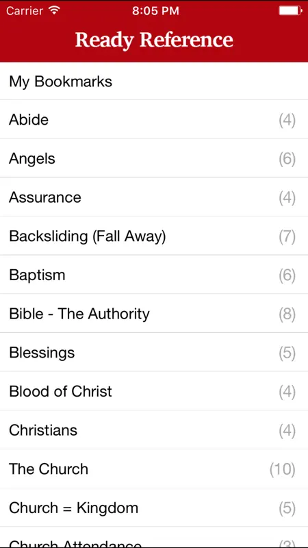 Ready Reference screenshot 2 of 5