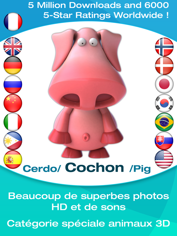 Screenshot #4 pour Animaux et outils: fiches bébé