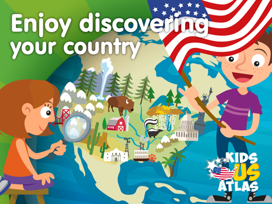 Screenshot #4 pour Kids US Atlas - United States Fun Geography Games