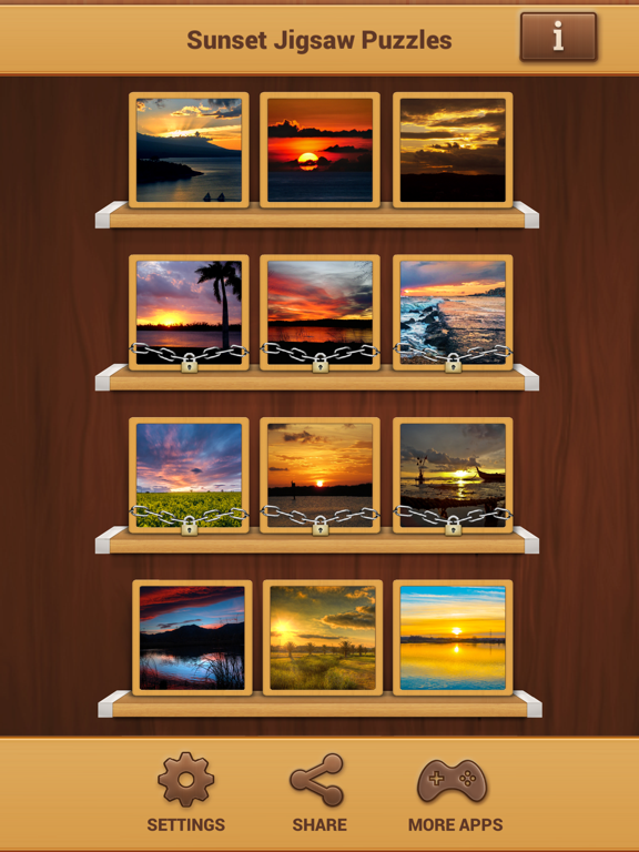 Screenshot #4 pour Coucher De Soleil Casse-tête - Photo Puzzle Jeux
