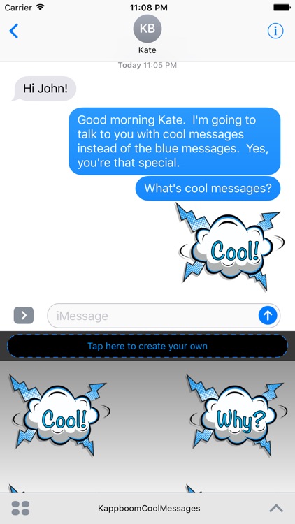 Kappboom™ Cool Messages