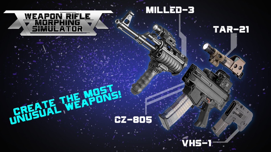 #3. Weapon Rifle Morphing Simulator (iOS) 由: Alina Sapolgina