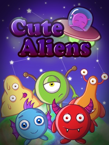 Cute Aliens - Match 3 Invasionのおすすめ画像1