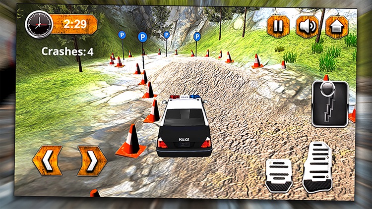 4x4 Offroad Police Car Parking Chase  3D Simulator