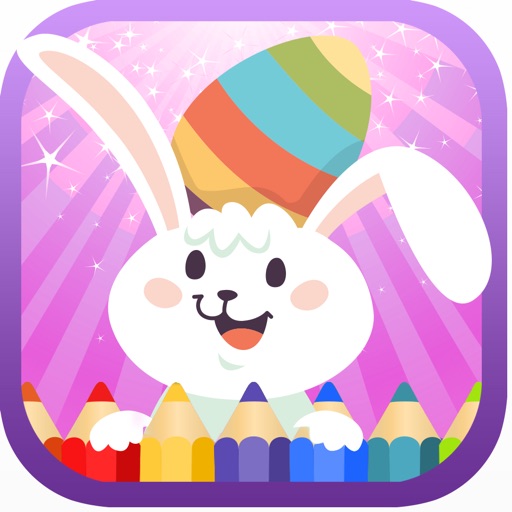 Easter Bunny's Egg Coloring Book -Painting for Kid iOS App