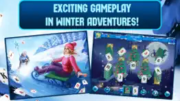 solitaire jack frost winter adventures hd free iphone screenshot 1