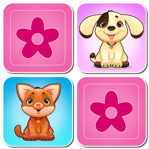 Matching Games for Kids: Ponies, Princesses & Pets icon