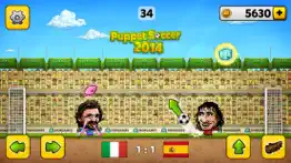 puppet soccer 2014 - football championship in big head marionette world iphone screenshot 2