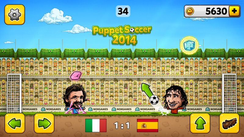 Puppet Soccer 2014 - Campeonato de fútbol del mundo de marionetas screenshot 2
