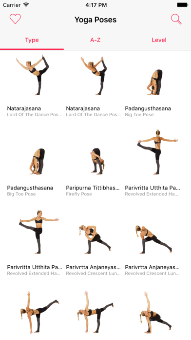 Screenshot #1 pour Yoga Poses — 250 yoga poses with video tutorials