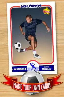 Game screenshot Soccer Card Maker - Make Your Own Custom Soccer Cards with Starr Cards mod apk