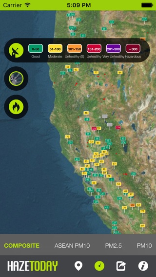 Haze Today - AQI / API, Pollution & Fire Spotsのおすすめ画像3