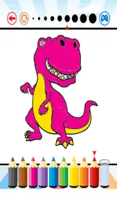 Dinosaur Coloring Book - Dino Paint for Kids screenshot #5 for iPhone