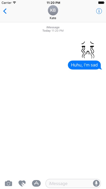 Kawaii Face Stickers Pack for iMessage