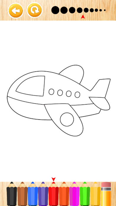 Screenshot #3 pour Airplane Coloring Book Games for Kids and Toddlers