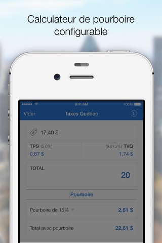Quebec Taxes (+ tip) screenshot 2