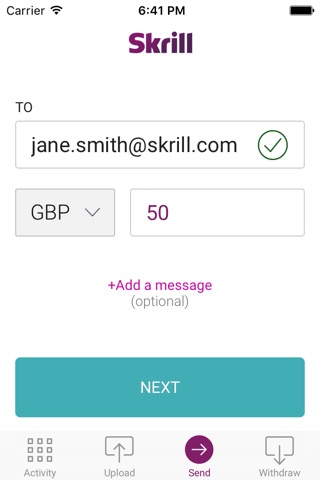 Skrill - Pay & Send Money screenshot 4