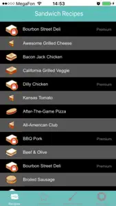 Tasty Sandwich Recipes screenshot #2 for iPhone