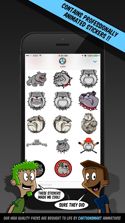 Bulldog Stickers