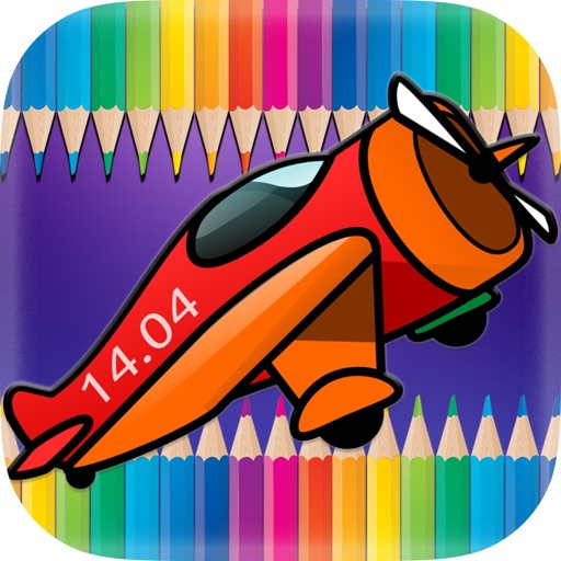 Airplanes Jets Coloring Book - Airplane game