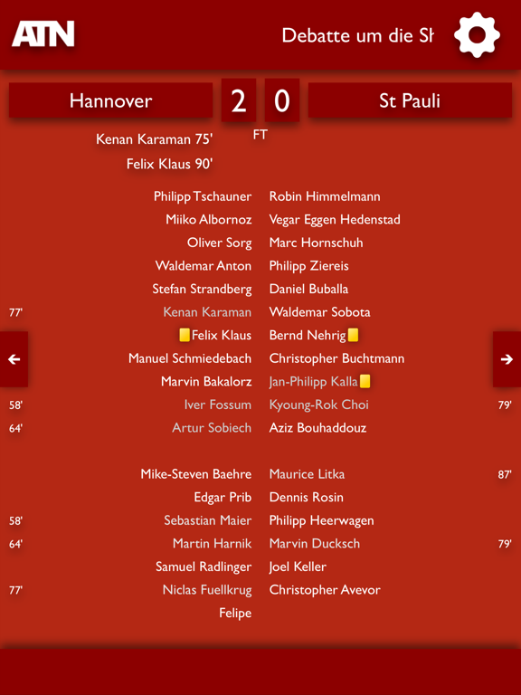Screenshot #5 pour ATN - Alle Nachrichten für Hannover 96