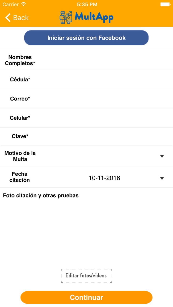 iPhone screenshot