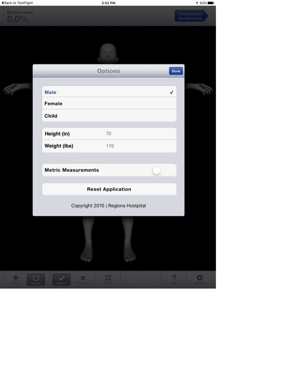 HealthPartners RegionsBurn iPad screenshot