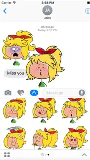 bibi blocksberg comic emojis iphone screenshot 2