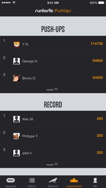 Push Ups Counter & Trainer - Runtastic screenshot-3