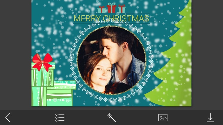 Santa claus Photo Frame - Frame from the heart screenshot-3