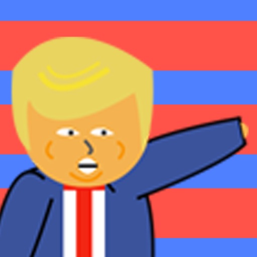 Trump Drumpf Jump Icon