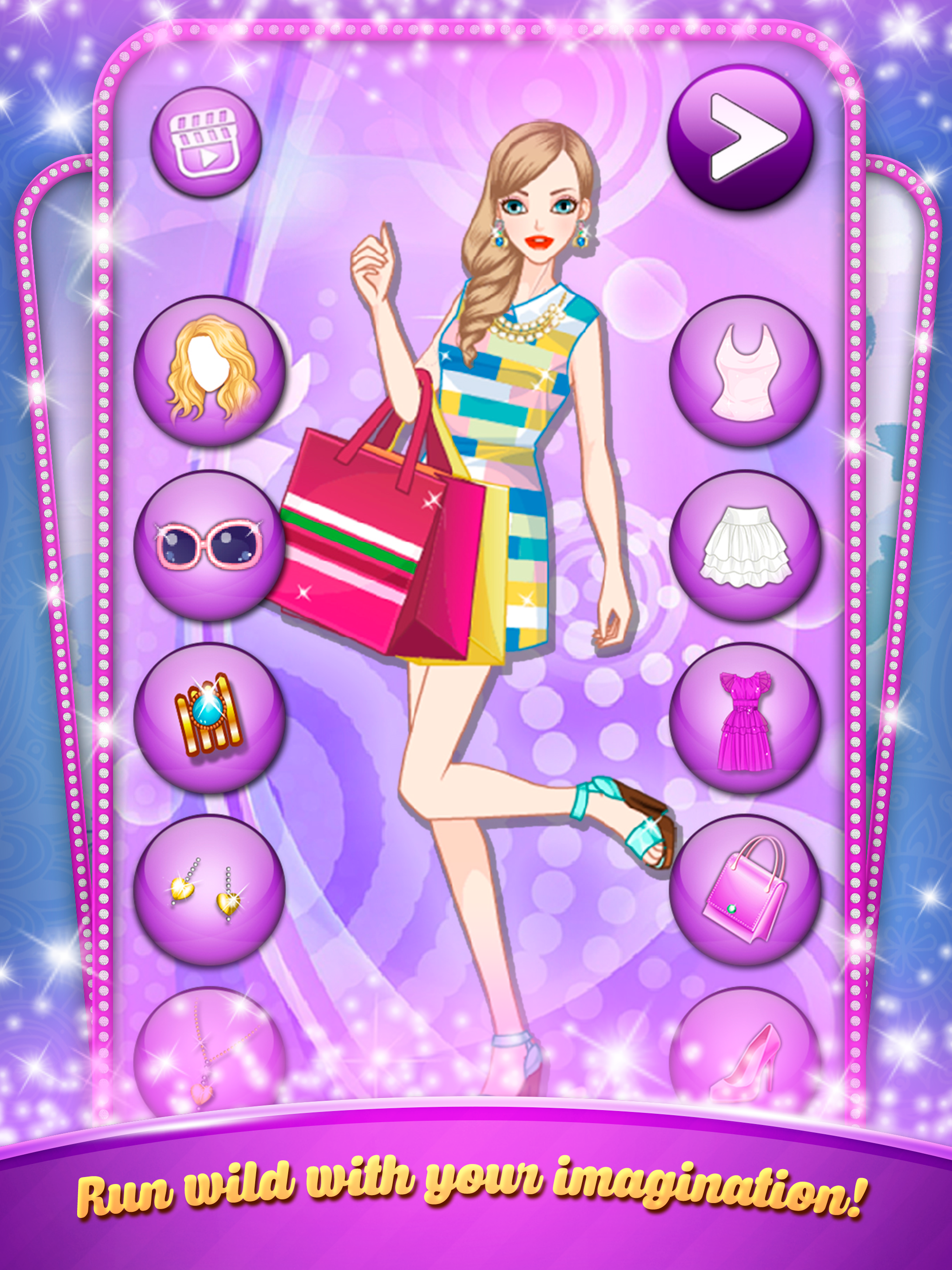 Shopping Girl Dress Up - Cute fashion game