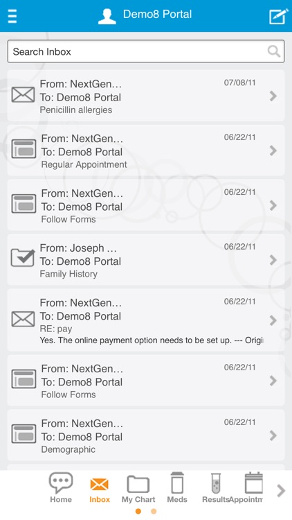 NextGen Patient Portal