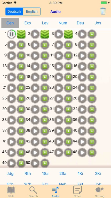 German-English Luther Holy Bible Audio Book screenshot-3