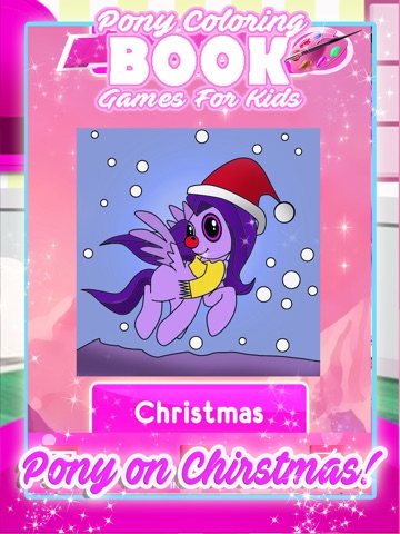 Pony Coloring Book Games: Pages for My Little Kids screenshot 4