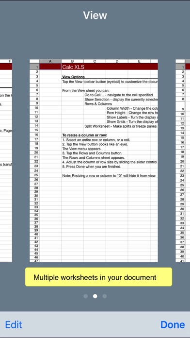 How to cancel & delete Calc XLS Spreadsheet from iphone & ipad 3