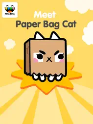 Toca Life Paper Bag Cat ipad bilder 1
