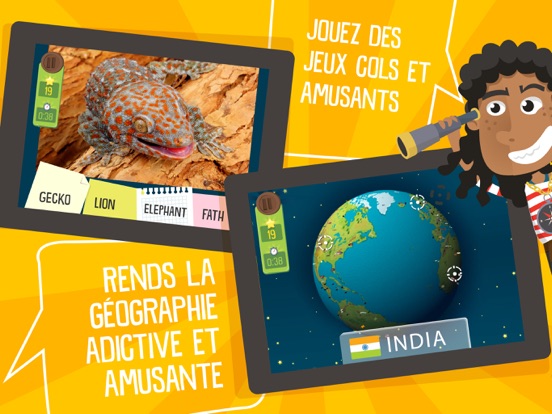 Screenshot #5 pour Atlas 3D pour Enfants – Jeux Géographie et Animaux