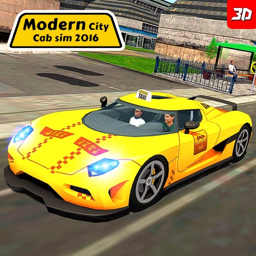 Modern City Cab Simulator 2016 icon