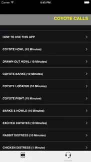 coyote calls for predator hunting coyote iphone screenshot 2