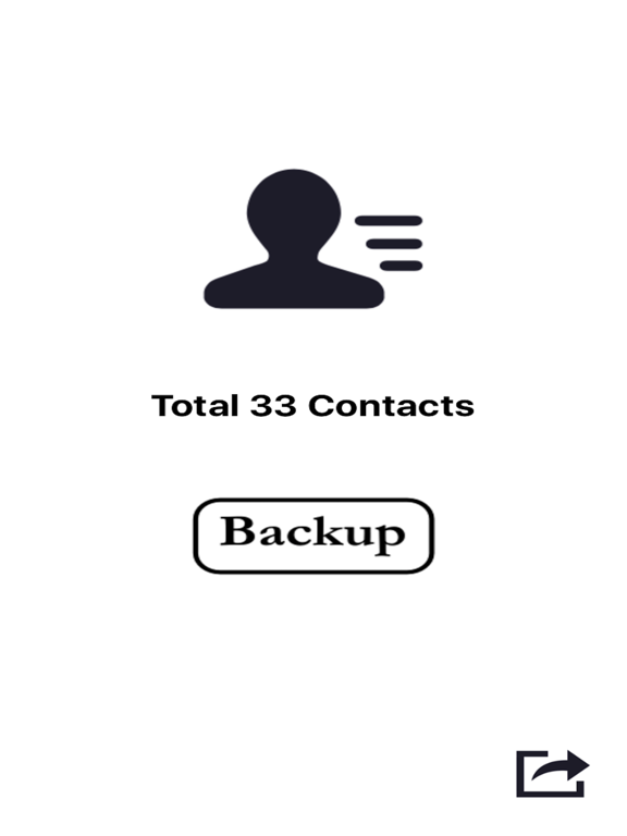 Screenshot #4 pour Backup Contacts In Address Book - Export As vCard