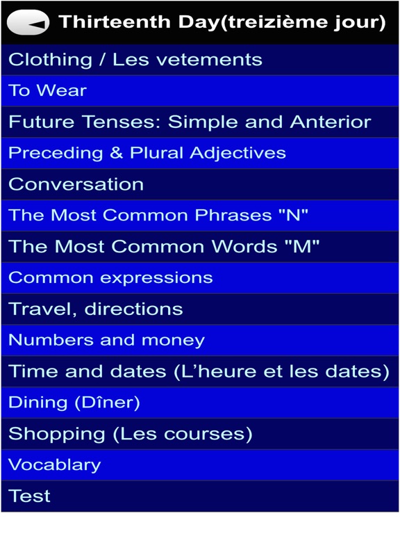 Screenshot #5 pour english french course in 30 days
